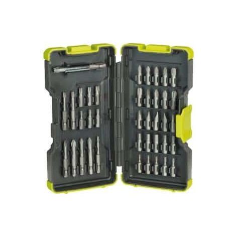Ryobi RAK40SD Kit 40 Bits 1/4" Sechskant-Bithalter Bohrschrauber