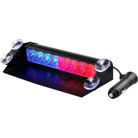 Lumière D'Avertissement Auto Truck 8LED 12V Lampe de Signal (1/5)