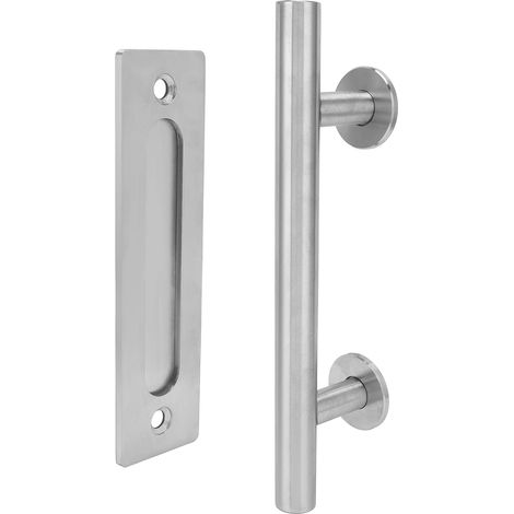 Poignée de porte grange robuste Aramox, en acier inoxydable (1/5)