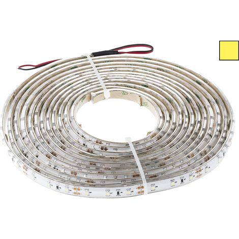 Ruban LED Jaune 5m 12V, IP65 ( Prix pour 1 ) (1/2)