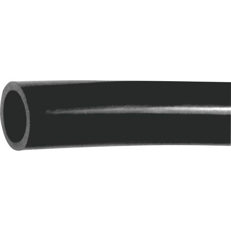 Tuyau à air RS PRO, 6mm x 4mm x 50m Noir en Polyethylene ( Prix pour 1 )