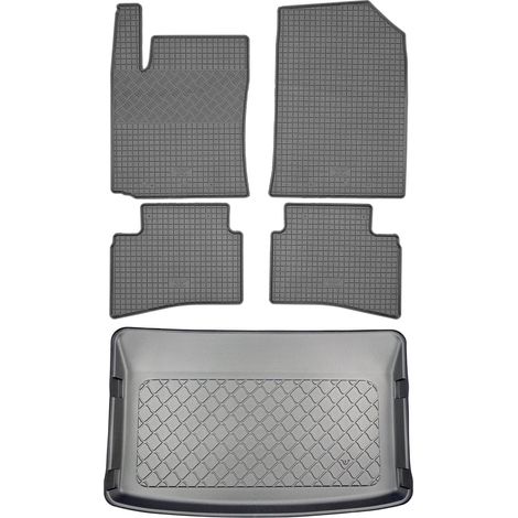 Kia Stonic SUV (5 porte) da ottobre 2020 SET - tappetini in gomma per auto + tappetino per il bagagliaio (1/5)