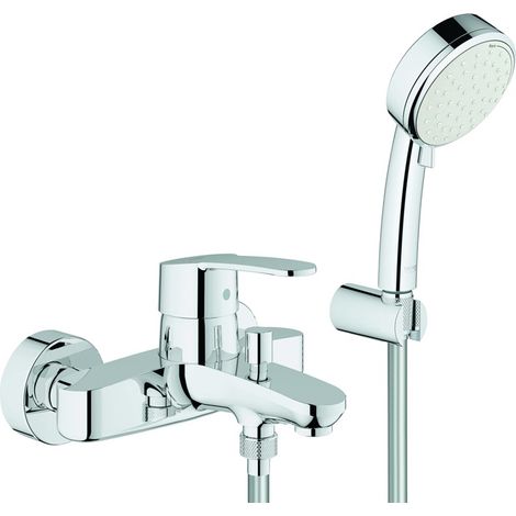 GROHE EH-Wannenbatterie Eurostyle C 335922 mit Wandhalterset chrom, 3359220A
