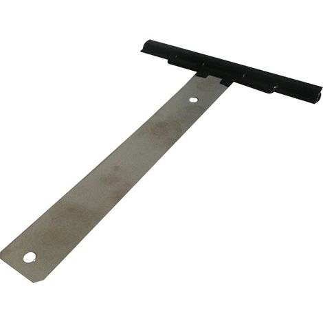 Zurfluh Feller – Attache tablier à visser – Lame inox 8 – Couleur noire – Longueur 142mm – Pour tube de volet roulant – Résistance 5kg par attache