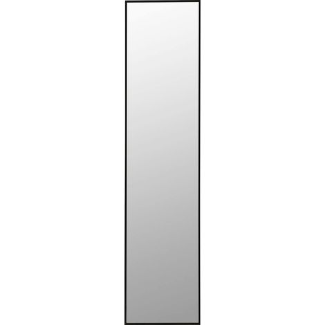 Kare Design Specchio Bella, Cornice Nera, 180X30 Cm, Rettangolare, Montaggio Verticale e Orrizontale, Spazi Piccoli, Sottile, Taglia Unica (1/5)