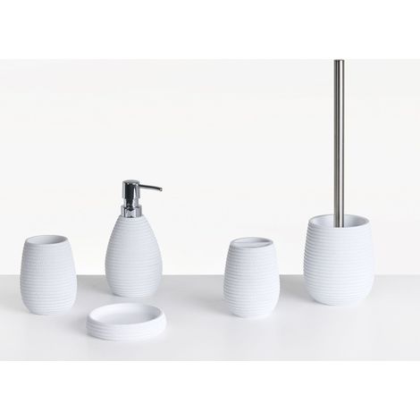 Set di accessori per il bagno bianco Quila