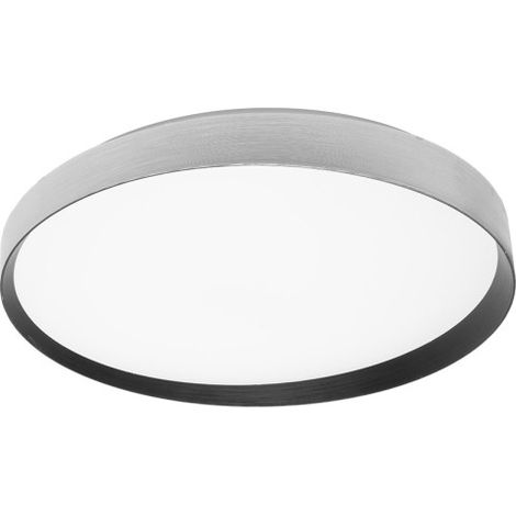 Plafon Alora 60w 3000-4200-6500k Plata/negro 8x50x50cm 5400lm C/remoto, Reg.intensidad Y Memoria (1/2)