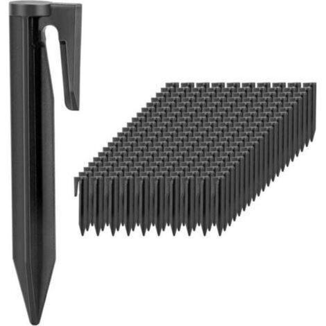 Piquet Fil Robot Tondeuse: Set de 200 Sardines de Fixation Piquets De Fixation pour Tondeuse Robot Cbles Périphériques Compatible avec Gardena Worx Bosch (1/4)