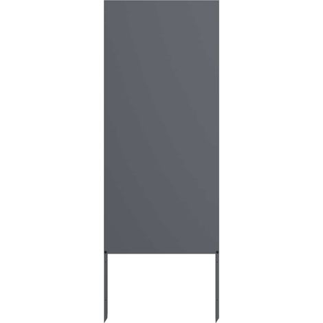 Garten Sichtschutz-Leinwand Anthrazit 50 x 140 cm (1/5)