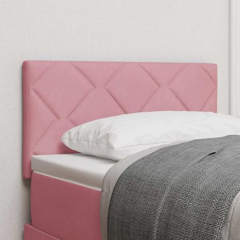 Tête de lit LED Rose 80 cm Velours vidaXL (1/5)