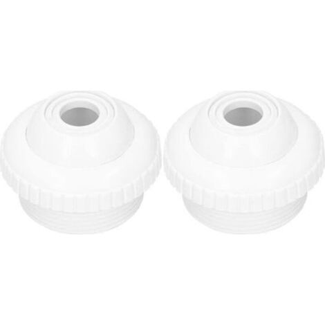 2 Buses de Retour de Piscine, Buses de Sortie avec Ouverture de 1,5" Accessoires de Piscine Buses Filetées Mâles pour Piscines (1/5)