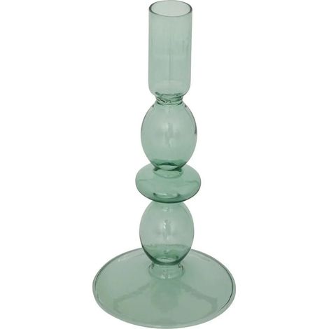 Chandelier en Verre Design "Bulles" 19cm Vert