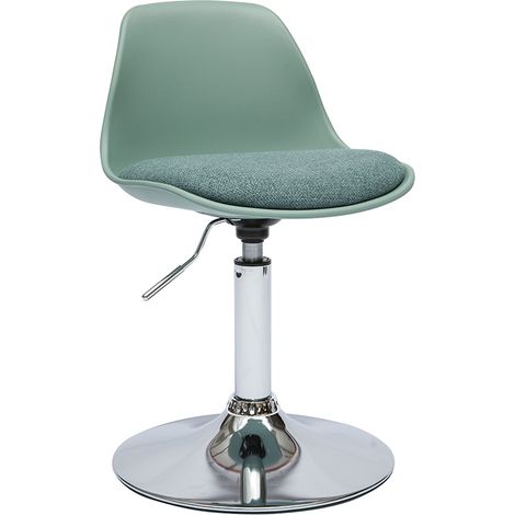 Sedia da ufficio per bambini design verde grigio STEEVY
