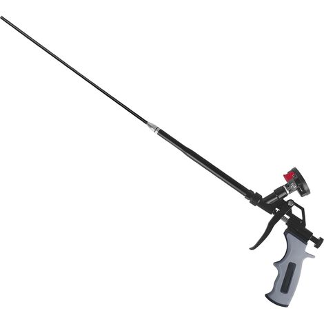 Expanding Foam Gun 63cm Foam Gun with PTFE Coating Applicator for Caulking Insulation Filling DIY Projects (Gray) (1/5)
