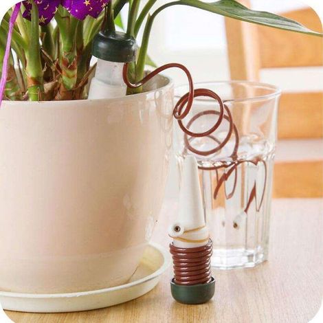 Kit d'irrigation goutte à goutte automatique en céramique pour plantes (lot de 10) (1/5)