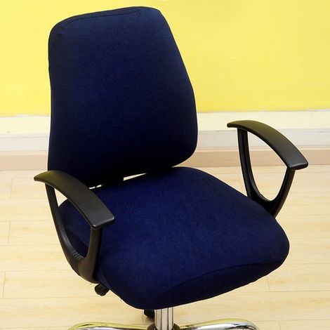 Separater Stuhlbezug, für Bürostühle mit Armlehnen und Drehsitz, Computerstuhlbezug, moderner universeller abnehmbarer Stuhlsitzbezug Stuhl nicht (1/5)