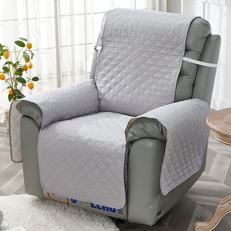 Housse Fauteuil Relax Circus, Protection rembourrée 1 Places. Housse Matelasse Réversible. Couleur Grey-55196cm