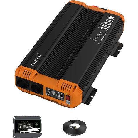 Onduleur Solaire, Conversion DC en AC, Haute Efficacité, 3500W-24V (1/2)