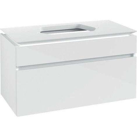 VB WTUS Legato B756 1000x550x500mm 2 écrans WT m.tig Blanc brillant (1/4)