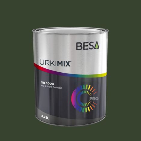 Pot de peinture Polyuréthane / bi composant Vert Oxyde Chromique RAL 6020 Mat - 500 gr