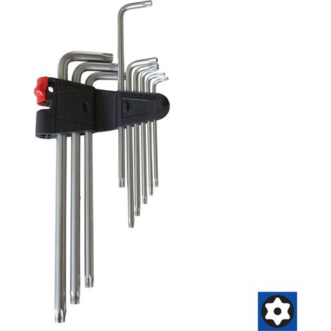 Chiavi Resistorx lunghe, set 9 pezzi