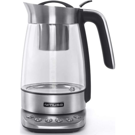 Muse MS-320 T Teiera elettrica in acciaio inox 1,2L 2200W (1/2)