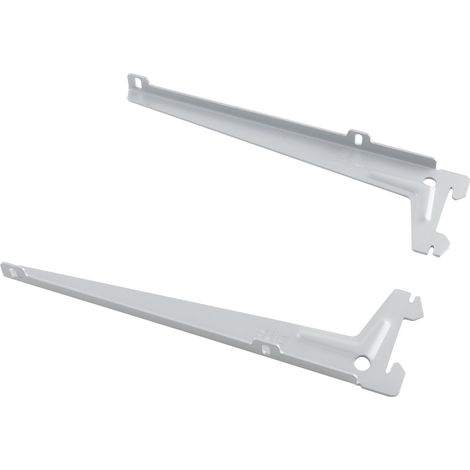 DIY, Winkelträger 10300 für Wandschiene grau, weißaluminium (1/3)