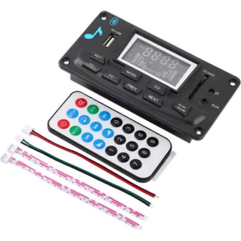 Carte de décodage MP3 DIY, lecteur Bluetooth sans perte, décodeur APE, réglage de l'égalisation/affichage du spectre FM, audio (1/5)
