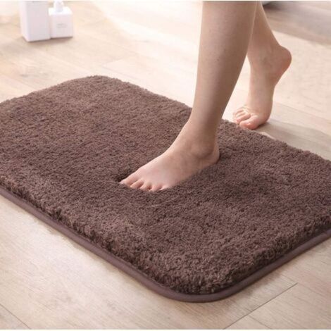 Tapis de bain absorbant antidérapant 40 x 60 cm en microfibre haute performance – séchage rapide, lavable en machine (1/5)