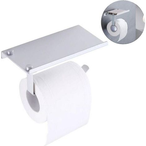 Toilettenpapierhalter mit Handyhalterung, Toilettenpapierhalter ohne DriBlack (1/3)