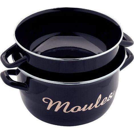 Muscheltopf 24 cm Schwarz - Baumalu