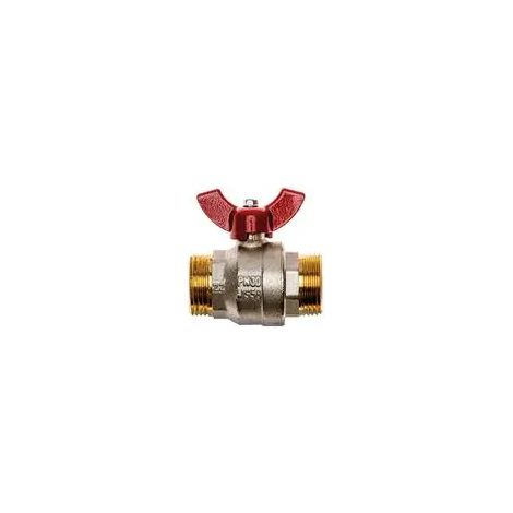 BRÖTJE Valvola a sfera 1 pollice rossa DWM SPZ, 803113