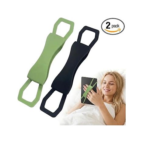 2× Bracelet de Main pour Tablette 6-11 Pouces, Support Portable Compatible avec iPad Pro Air, Kindle, Samsung, Lenovo, Élastique et Léger (1/5)