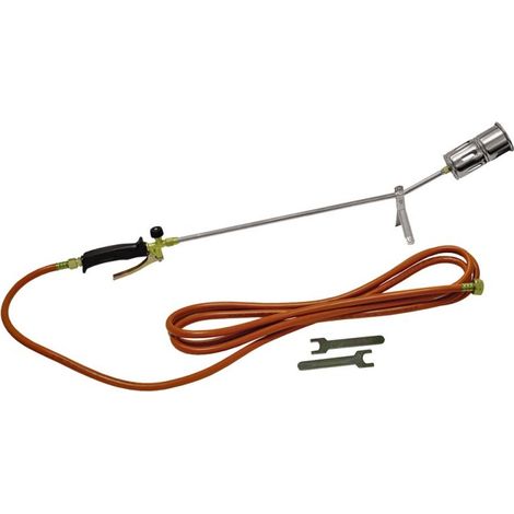 Dachbrenner mit Einzeldüse, 60 mm, 5 m Schlauch - DED31B022