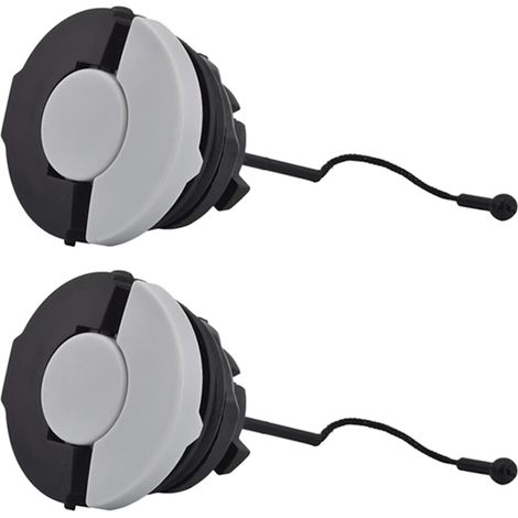 2 Pièces Huile Carburant Bouchon De Remplissage Réservoir Essence, Gaz Carburant Huile Essence Diesel Bouchon Réservoir MS250, Pour Taille-Haie élagueuse Tondeuse à Gazon(Bouchon Carburant) (1/5)