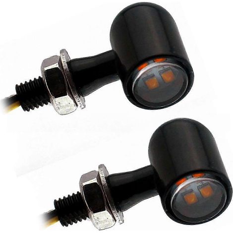 Mini clignotants LED Rise, lampes métalliques pour moto, indicateurs pour (1/5)