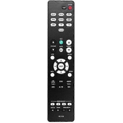 Ersatzfernbedienung RC-1216 kompatibel mit Denon AVR-S530BT, AVRS530BT, AVR-S540BT und AVRS54 Surround-AV-Receivern [jkw] (1/5)
