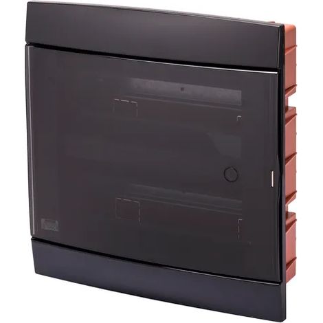GEWISS GW40233TN - Centralino Arredo Incasso 24+2M Nero Toner Sportello Fume (1/5)