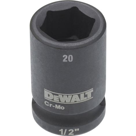 DeWalt Steckschlüssel kurz 20 mm 1/2 schlagfest (1/2)