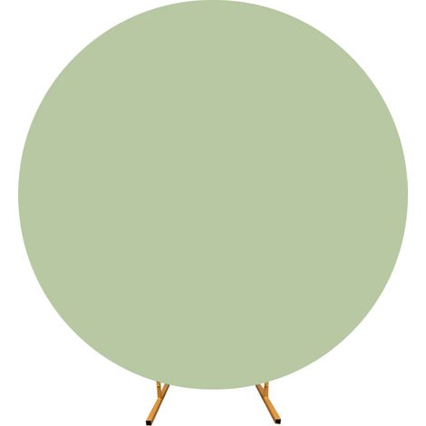 COPERTURA BIFACCIALE per ARCO A PALLONCINI ROTONDO DA PARETE FOTOGRAFICA 200 cm VERDE OLIVA (1/5)