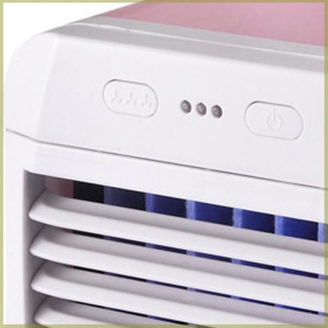 Cocosity Climatiseurs portatifs Climatiseur Portable Mini ventilateur de refroidissement electromenager ventilateur Rose (1/5)