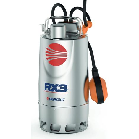 Pompe De Relevage 220v Pedrollo Rxm 3 Eau De Pluie Avec Flotteur 0.55 Kw 9.6 M3/h