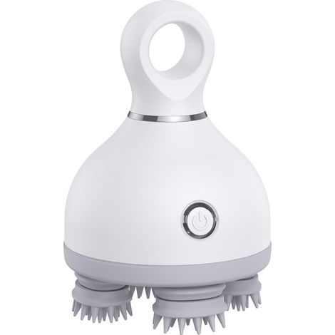 Masseur de tête électrique, masseur de tête portable pour tout le corps avec 4 têtes de pétrissage, 3 modes de massage, masseur en silicone pour chiens et chats (1/5)