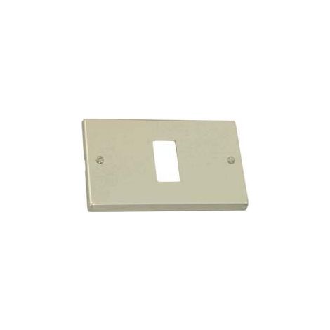 PLACCA 1 POSTO IN ALLUMINIO PAGLIERINO- - mm.115x80h. - 10 pezzi