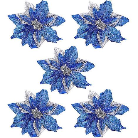 5-teiliges Set Kunststoffblumen-Dekoration (1/3)