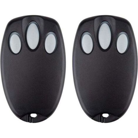 Lot de 2 émetteurs de porte de garage portatifs de remplacement pour Chamberlain Liftmaster Motorlift 94335E 84335E ML700 ML500 ML850 Merlin+ C945 C840 Security+ 433,92 MHz (1/4)
