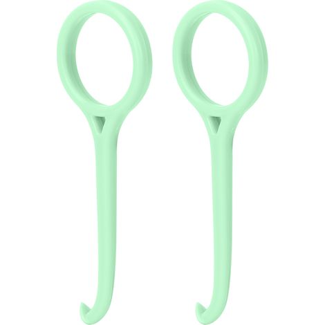 Lot de 2 outils professionnels pour retirer les aligneurs et appareils dentaires (vert clair) (1/5)