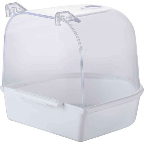 Bardusch-Grand bain pour oiseaux en cage, baignoire pour perroquets, perruches, pinsons, canaris, inséparables (1/5)