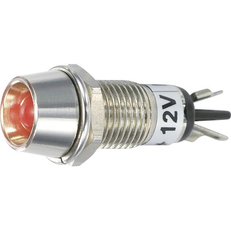 TRU COMPONENTS TC-R9-115L 12 V RED LED-Signalleuchte Rot 12 V/DC