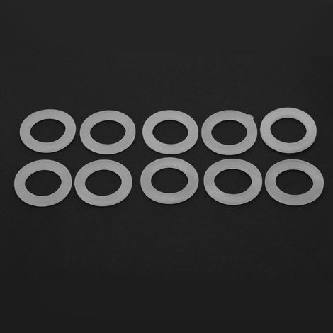 Lot de 10 joints toriques en silicone pour chauffe-eau, joints plats, rondelles, insipides et non virulents, 1 1/4 (1/5)